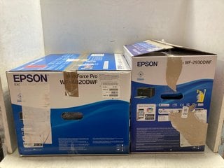 Lot 1261  
            Marchington SR17 - Parcel Delivery Only 

                
EPSON WORKFORCE WF-2930DWF WIRELESS PRINTER IN BLACK TO INCLUDE EPSON WORKFORCE W...