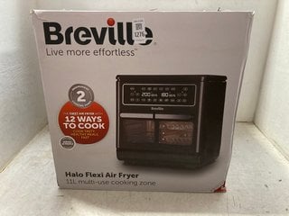 Lot 1276  
            Marchington SR17 - Parcel Delivery Only 

                
BREVILLE HALO FLEXI 11L MULTI USE AIR FRYER: LOCATION - AR17