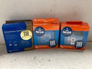 Lot 1302  
            Marchington SR17 - Parcel Delivery Only 

                
VICTRON SMART SOLAR MPPT 100/20 SOLAR CHARGER TO INCLUDE 2 X SMART SOLAR CONTROLL...