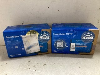 Lot 1303  
            Marchington SR17 - Parcel Delivery Only 

                
2 X VICTRON SMART SOLAR MPPT 100/20 SOLAR CHARGERS - COMBINED RRP £140: LOCATION ...