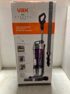 Lot 1387  
            Marchington SR17 - Parcel Delivery Only 

                
VAX AIRSTRETCH PET MAX VACUUM CLEANER - MODEL NO. U85-AS-PME: LOCATION - BR11