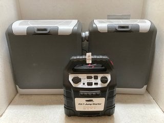 Lot 1026  
            Marchington SR10 - Parcel Delivery Only 

                
2 X 19L IN CAR ELECTRIC COOL BOXES TO INCLUDE ESSENTIALS 4 IN 1 JUMP STARTER PACK...