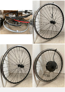 Lot 1040  
            Marchington SR10 - Parcel Delivery Only 

                
QTY OF ASSORTED BICYCLE WHEEL RIMS TO INCLUDE KX WHEELS JUNIOR BICYCLE WHEEL RIM ...
