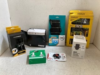 Lot 1048  
            Marchington SR10 - Parcel Delivery Only 

                
QTY OF ASSORTED AUTOMOTIVE AND BICYCLE ACCESSORIES TO INCLUDE ONE TOUCH PHONE HOL...