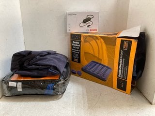 Lot 1060  
            Marchington SR10 - Parcel Delivery Only 

                
QTY OF ASSORTED ITEMS TO INCLUDE DOUBLE FLOCKED INFLATABLE AIRBED: LOCATION - BR5