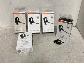 Lot 1103  
            Marchington SR10 - Parcel Delivery Only 

                
QTY OF ASSORTED PLANTRONICS HANDS FREE EARPIECE SETS TO INCLUDE VOYAGER 5200 EARP...