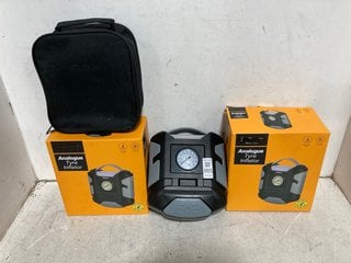 Lot 1105  
            Marchington SR10 - Parcel Delivery Only 

                
QTY OF ASSORTED TYRE INFLATORS TO INCLUDE ANALOGUE TYRE INFLATOR: LOCATION - BR8