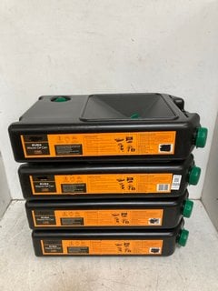 Lot 1109  
            Marchington SR10 - Parcel Delivery Only 

                
4 X 8L WASTE OIL CANS IN BLACK: LOCATION - BR8