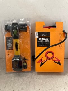 Lot 1113  
            Marchington SR10 - Parcel Delivery Only 

                
QTY OF ASSORTED AUTOMOTIVE ITEMS TO INCLUDE UP TO 3.5L JUMP LEADS SET: LOCATION -...