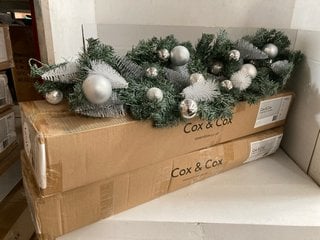 Lot 1166  
            Marchington SR10 - Parcel Delivery Only 

                
3 X COX & COX FROSTED BRUSH TREE GARLANDS: LOCATION - CR2
