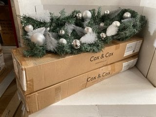Lot 1172  
            Marchington SR10 - Parcel Delivery Only 

                
3 X COX & COX FROSTED BRUSH TREE GARLANDS: LOCATION - CR2