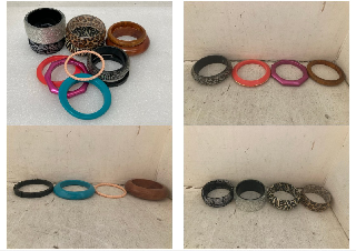 Lot 1222  
            Marchington SR10 - Parcel Delivery Only 

                
A COLLECTION OF VINTAGE AND COSTUME BANGLES: LOCATION - BR13