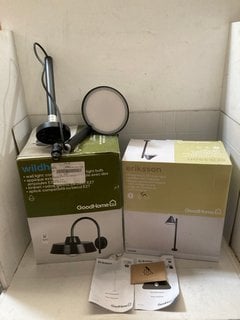 Lot 1225  
            Marchington SR10 - Parcel Delivery Only 

                
2 X ASSORTED GOOD HOME LIGHTING TO INCLUDE ERIKSSON INTEGRATED LED POST LIGHT: LO...
