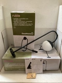 Lot 1230  
            Marchington SR10 - Parcel Delivery Only 

                
2 X ASSORTED GOOD HOME LIGHTING ITEMS TO INCLUDE RUBLE WALL LIGHT: LOCATION - BR14