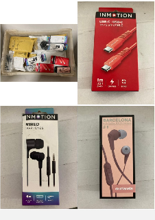 Lot 1232  
            Marchington SR10 - Parcel Delivery Only 

                
QTY OF ASSORTED TECH ACCESSORIES TO INCLUDE URBANISTA BARCELONA WIRED EARPHONES: ...