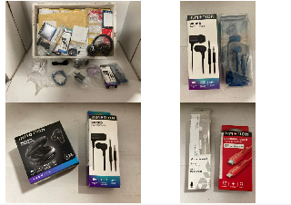 Lot 1233  
            Marchington SR10 - Parcel Delivery Only 

                
QTY OF ASSORTED TECH ACCESSORIES TO INCLUDE INMOTION WIRED EARPHONES: LOCATION - CR5