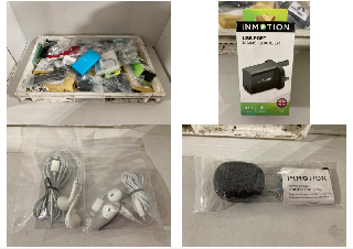 Lot 1234  
            Marchington SR10 - Parcel Delivery Only 

                
QTY OF ASSORTED TECH ACCESSORIES TO INCLUDE LIGHTNING CONNECTOR WIRED EARPHONES I...