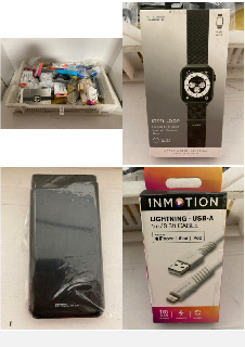 Lot 1235  
            Marchington SR10 - Parcel Delivery Only 

                
QTY OF ASSORTED TECH ACCESSORIES TO INCLUDE LAUT STEEL LOOP STYLE STRAP FOR APPLE...