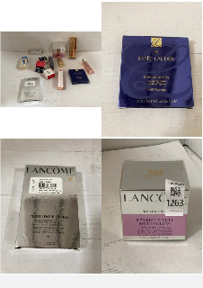 Lot 1263  
            Marchington SR10 - Parcel Delivery Only 

                
QTY OF ASSORTED COSMETIC ITEMS TO INCLUDE LANCOME PARIS TEINT IDOLE ULTRA COMPACT...