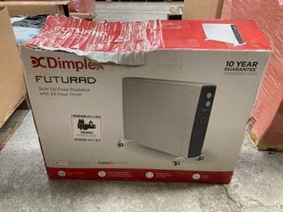 Lot 101  
            Marchington SR17 - Delivery or Collection 

                
DIMPLEX FUTURAD 3KW OIL FREE RADIATOR WITH 24H TIMER: LOCATION - A3