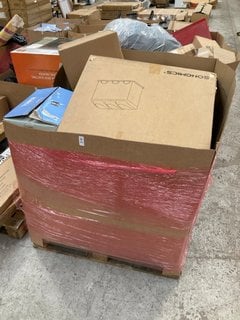 Lot 105  
            Marchington SR17 - Delivery or Collection 

                
PALLET OF ASSORTED ITEMS TO INCLUDE TOWER 50L SENSOR BIN IN GREY: LOCATION - A4 (...