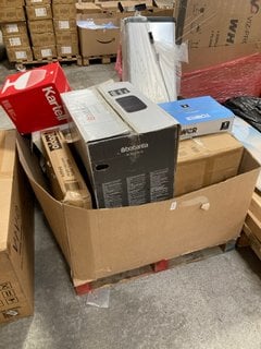 Lot 109  
            Marchington SR17 - Delivery or Collection 

                
PALLET OF ASSORTED ITEMS TO INCLUDE BRABANTIA BO TOUCH BIN HI: LOCATION - A4 (KER...