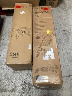 Lot 111  
            Marchington SR17 - Delivery or Collection 

                
2 X ASSORTED ITEMS TO INCLUDE LIONELO STEFFI TRAVEL COT: LOCATION - A4