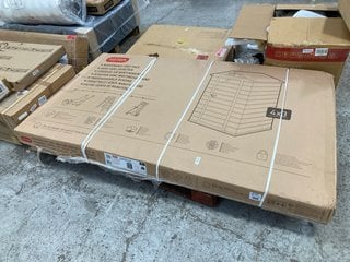 Lot 129  
            Marchington SR17 - Delivery or Collection 

                
KETER MANOR 4X3 MAINTENANCE FREE SHED IN GREY/WHITE: LOCATION - A5