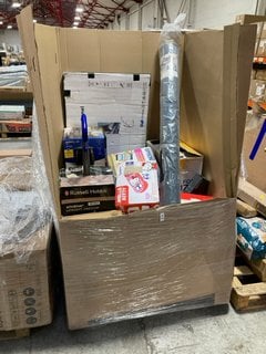 Lot 166  
            Marchington SR17 - Delivery or Collection 

                
PALLET OF ASSORTED ITEMS TO INCLUDE RUSSELL HOBBS ATLAS 2 UPRIGHT VACUUM: LOCATIO...