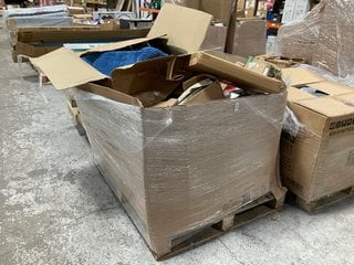 Lot 168  
            Marchington SR17 - Delivery or Collection 

                
PALLET OF ASSORTED ITEMS TO INCLUDE ICON CORD BEAN BAG IN BLUE: LOCATION - A7 (KE...