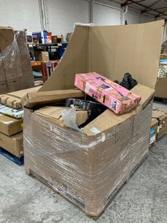 Lot 169  
            Marchington SR17 - Delivery or Collection 

                
PALLET OF ASSORTED ITEMS TO INCLUDE TOWER ROSE GOLD EDITION 6.5L SLOW COOKER: LOC...