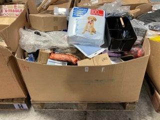 Lot 178  
            Marchington SR17 - Delivery or Collection 

                
PALLET OF ASSORTED ITEMS TO INCLUDE DOG & PUPPY TRAINING PADS 100PACK: LOCATION -...