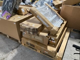 Lot 181  
            Marchington SR17 - Delivery or Collection 

                
PALLET OF ASSORTED FURNITURE ITEMS TO INCLUDE TWIN UPRIGHT RADICAL LEG PACK IN WH...