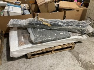 Lot 189  
            Marchington SR17 - Delivery or Collection 

                
PALLET OF ASSORTED BEDROOM FURNITURE ITEMS TO INCLUDE SINGLE POCKET SPRUNG MATTRE...