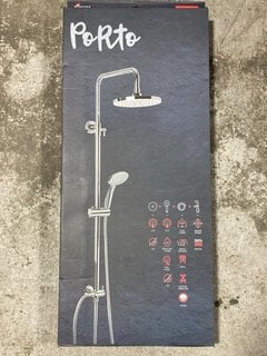 Lot 209  
            Marchington SR17 - Delivery or Collection 

                
TATAY 130CM PORTO SHOWER COLUMN IN STAINLESS STEEL/CHROME: LOCATION - B2