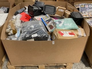 Lot 220  
            Marchington SR17 - Delivery or Collection 

                
PALLET OF ASSORTED ITEMS TO INCLUDE DRAPER STORM FORCE 75W 230V TRI-PALM SANDER K...