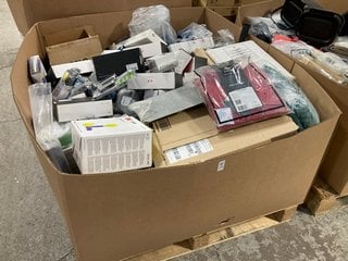 Lot 221  
            Marchington SR17 - Delivery or Collection 

                
PALLET OF ASSORTED ITEMS TO INCLUDE GREEN BLUE WIRELESS DOORBELL WITH 38 DIFFEREN...