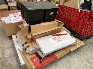 Lot 250  
            Marchington SR17 - Delivery or Collection 

                
PALLET OF ASSORTED ITEMS TO INCLUDE POND BIO-FILTER: LOCATION - B3 (KERBSIDE PALL...