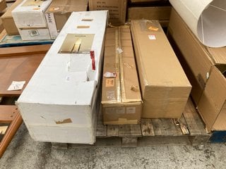 Lot 290  
            Marchington SR17 - Delivery or Collection 

                
PALLET OF ASSORTED NEXT FURNITURE ITEMS TO INCLUDE NEXT ARCHER FLOOR LAMP IN BRUS...