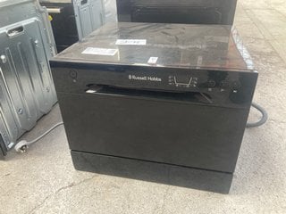 Lot 2  
            Marchington SR17 - Delivery or Collection 

                
RUSSELL HOBBS TABLE TOP DISHWASHER MODEL : RHTTDW6B - ORIGINAL RRP - £239: LOCATI...