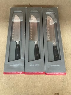 Lot 324  
            Marchington SR17 - Collection 

                
(COLLECTION ONLY) 3 X VICTORINOX GRAND MAITRE KITCHEN KNIVES - COMBINED RRP £300 ...