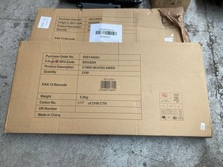 Lot 341  
            Marchington SR17 - Delivery or Collection 

                
2 X JOHN LEWIS & PARTNERS 3-TIER HEATED CLOTHES AIRERS: LOCATION - BR8