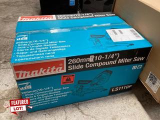 Lot 7  
            Marchington SR17 - Delivery or Collection 

                
MAKITA 260MM SLIDE COMPOUND MITRE SAW - ORIGINAL RRP - £275 (18+ ID REQUIRED): LO...