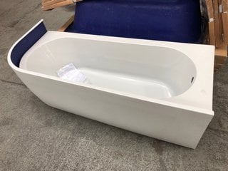 Lot 1001  
            Marchington SR18 - Delivery or Collection 

                
BC DESIGNS SOLID BLUE RH 1700 X 725MM SINGLE ENDED J-SHAPED BATH WITH MATCHING SI...