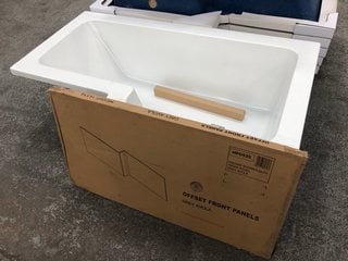 Lot 1009  
            Marchington SR18 - Delivery or Collection 

                
BC DESIGNS SOLID BLUE RH 1500 X 850MM NTH OFFSET SHOWER BATH WITH A AVOLA GREY BA...