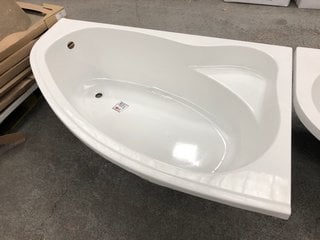 Lot 1013  
            Marchington SR18 - Delivery or Collection 

                
1500 X 1000MM RH ARC NTH OFFSET CORNER BATH WITH INTEGRAL SEAT - ORIGINAL RRP £64...