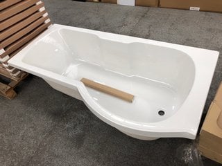 Lot 1018  
            Marchington SR18 - Delivery or Collection 

                
VITRA OPTIMA 1700 X 850MM NTH RH P-SHAPED SHOWER BATH - ORIGINAL RRP £319: LOCATI...