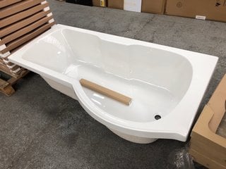 Lot 1019  
            Marchington SR18 - Delivery or Collection 

                
VITRA OPTIMA 1700 X 850MM NTH RH P-SHAPED SHOWER BATH - ORIGINAL RRP £319: LOCATI...