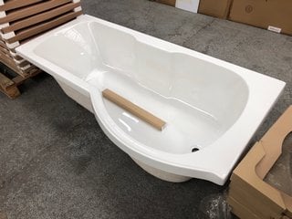 Lot 1021  
            Marchington SR18 - Delivery or Collection 

                
VITRA OPTIMA 1700 X 850MM NTH RH P-SHAPED SHOWER BATH - ORIGINAL RRP £319: LOCATI...