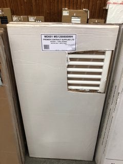 Lot 1057  
            Marchington SR18 - Delivery or Collection 

                
WHITE STRAIGHT TUBED HEATED TOWEL RADIATOR 1200 X 600MM - ORIGINAL RRP £320: LOCA...